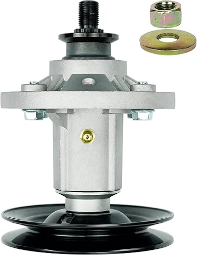 Miniatura 8 de Conjunto de husillo GY20867, incluye polea, sustituye a la polea motriz M155979 GX20335, compatible con John Deere Deck D100-D160, LA100-LA165,