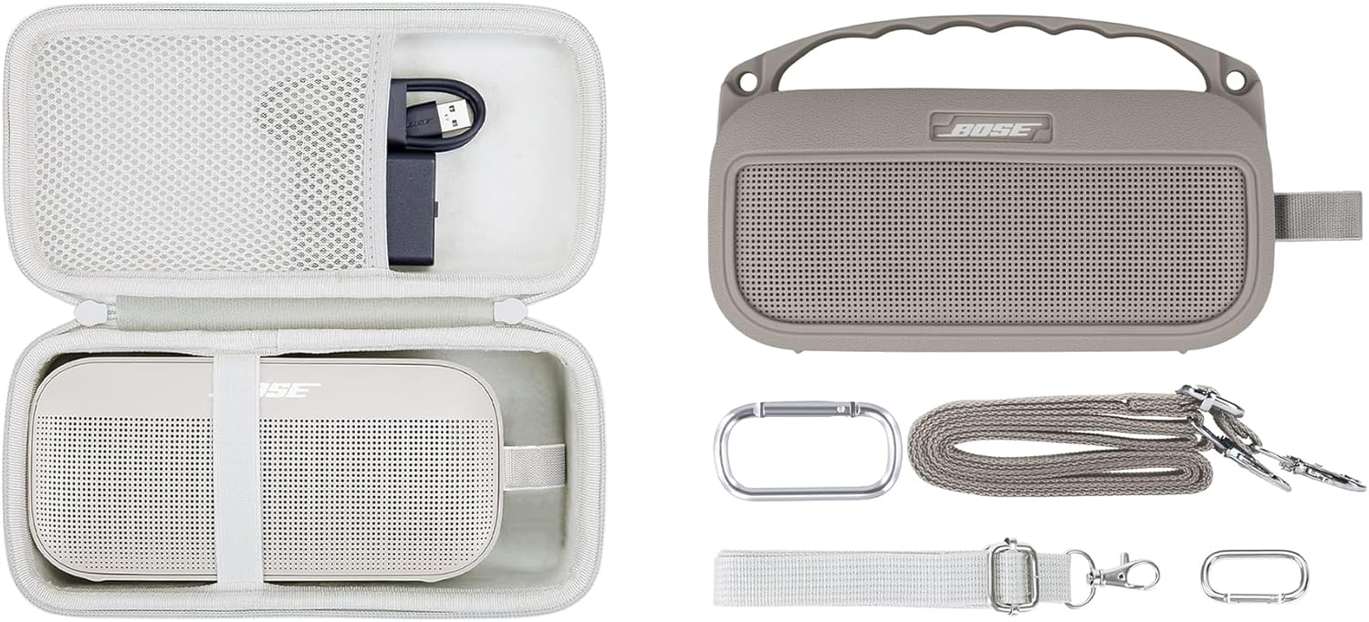 co2CREA Hard+Silicone Case for Bose SoundLink Flex 2nd Speaker