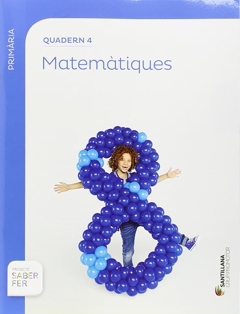 Portada de Matematiques 2º Educacion Primaria Quadern 4 Primer Trimestre Catala S