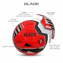 Nivia Blade Machine Stitched Football - Red/Outer Material:PVC (Size: 3) gallery image