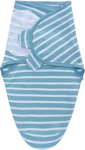 Miniatura 2 de LAT - Manta para envolver con cremallera, fácil de ajustar, paquete de 3 unidades, saco de dormir para bebés recién nacidos, saco de dormir 100%