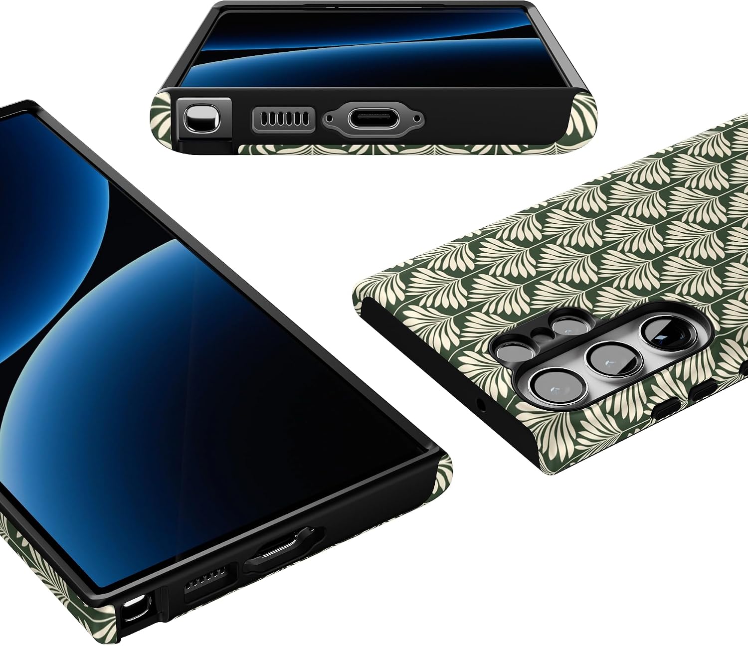 Casely Galaxy S23 Ultra Case | The Boyfriend Collection | Cabana Nights | Essential Slim Dual-Layer Protective Design