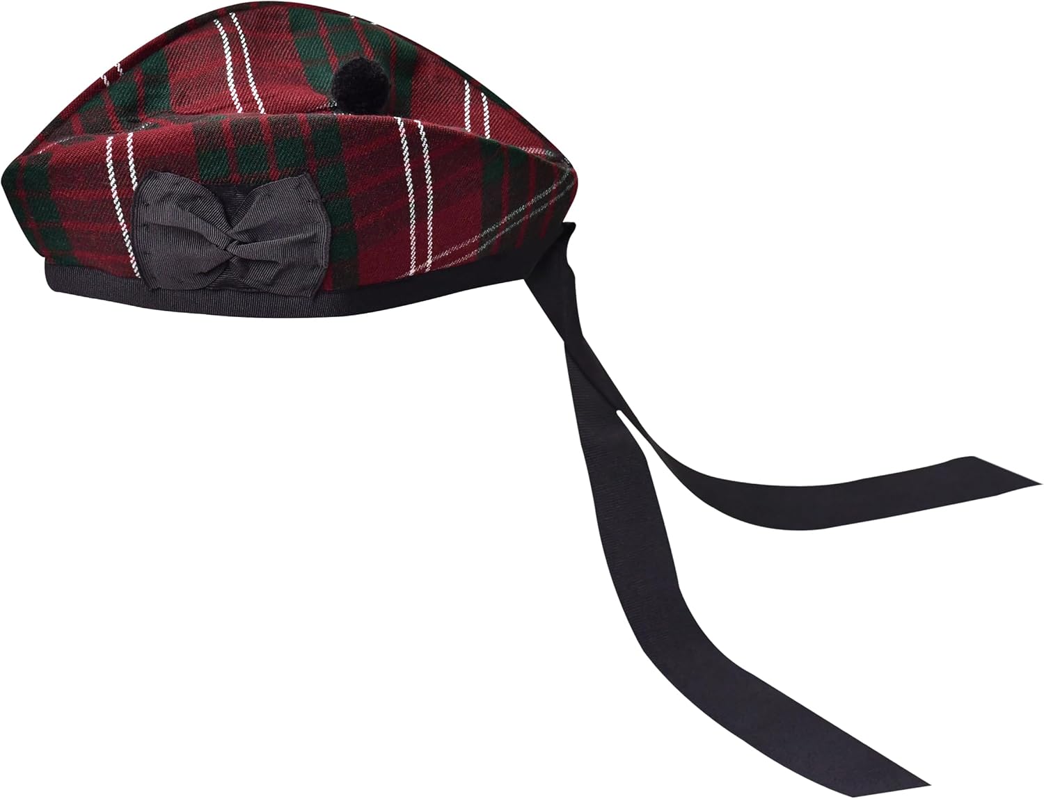 Glengarry Cap-Traditional Scottish Hat, Acrylic Wool Tartan Glengarry hat, Kilts/Bagpipes Accessories