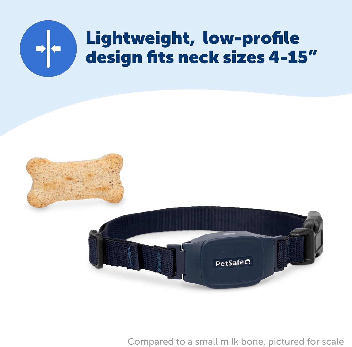PetSafe NanoBark 2.0 Bark Collar for Small Dogs - Lightweight, Adjustable Dog Collar - Smart Bark Detection - Auto-Adjusting Static Correction - Waterproof & Rechargeable - 4–15"
