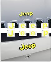Vista 12 de Reflective Concepts - 2014-2018 Jeep Cherokee - Pegatinas de calcomanía superpuesta para emblema delantero y trasero de Jeep