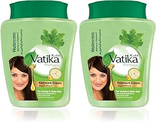 كريم شعر حمام ناتشورالز ووتر كريس (225 جرام) | مستخلصات طبيعية من النخاع وفيتامين إي | يعزز كثافة وتغذية الشعر الكثيف | للرجال والنساء (عبوة من قطعتين) من فاتيكا