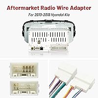 Vista 5 de RED WOLF Arnés de cables de radio compatible con Hyundai Elantra/Santa Fe 2013-2017, Kia Forte Sorento 2014-2018 MP3 reproductor de CD conector