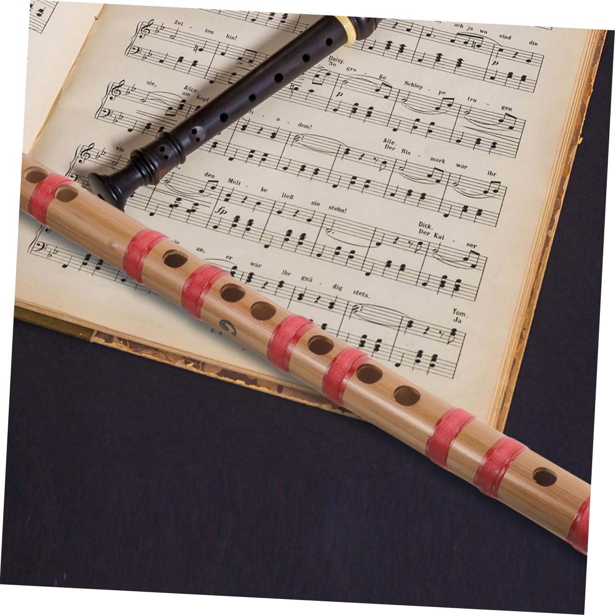 Milisten Flöte aus Bambus, Anfänger, chinesisches Instrument, traditionelle chinesische Flöte, japanische Flöte, chinesische Flöte, aus Bambus, für Anfänger, Flöte, Anfänger, Dizi-Flöte