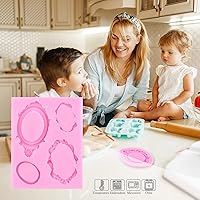 Vista 5 de Zixiang Moldes de silicona para decoración de tartas, pasta de goma de azúcar, pasta de goma de azúcar, chocolate, caramelo, arcilla polimérica