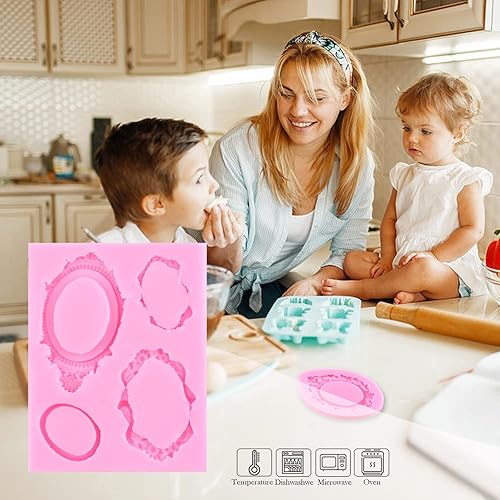 Miniatura 5 de Zixiang Moldes de silicona para decoración de tartas, pasta de goma de azúcar, pasta de goma de azúcar, chocolate, caramelo, arcilla polimérica,