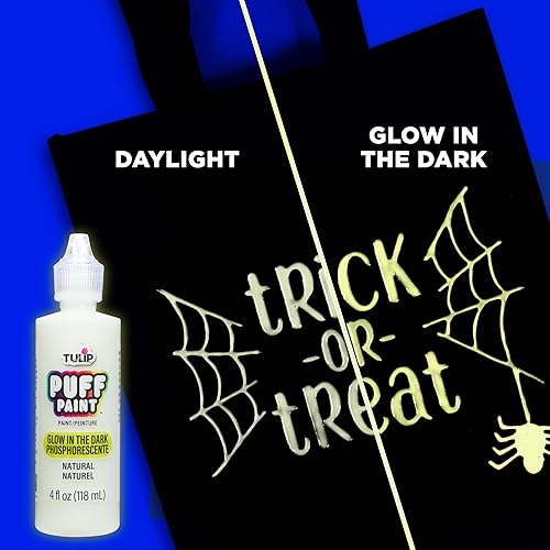 Miniatura 123 de Tulip pintura en relieve para tela 4 onzas Morado brillante