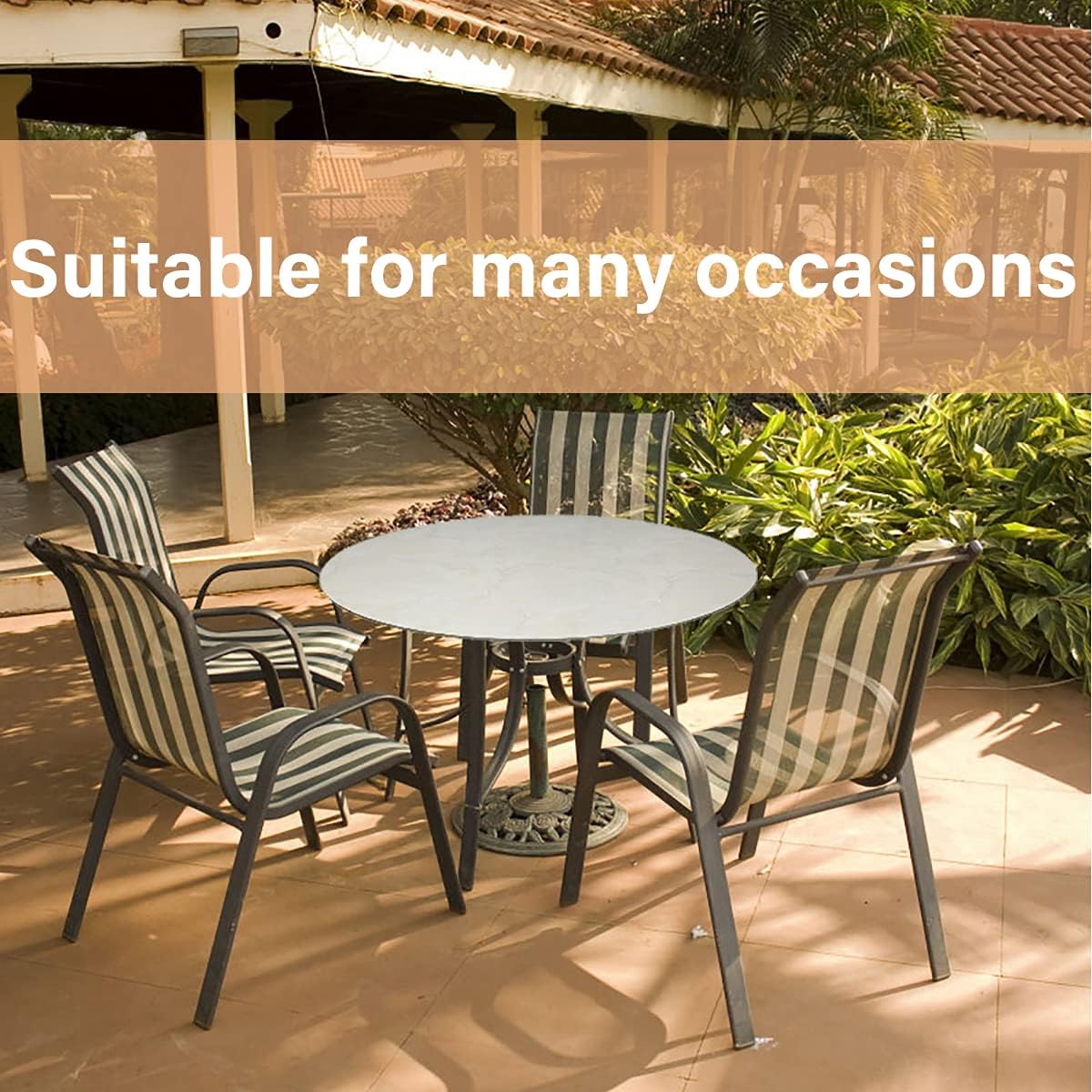 Promo Discount Up To 70% Off Ekotech Round Fitted Vinyl Tablecloth with Elastic Edge and Flannel Backing,Waterproof Plastic Table Cover for Outdoor, Patio, Kitchen and Dining Room(Marble Pattern) Best Deal 🛒 Ekotech Round Fitted Vinyl Tablecloth with Elastic Edge and Flannel Backing,Waterproof Plastic Table Cover for Outdoor, Patio, Kitchen and Dining Room(Marble Pattern)