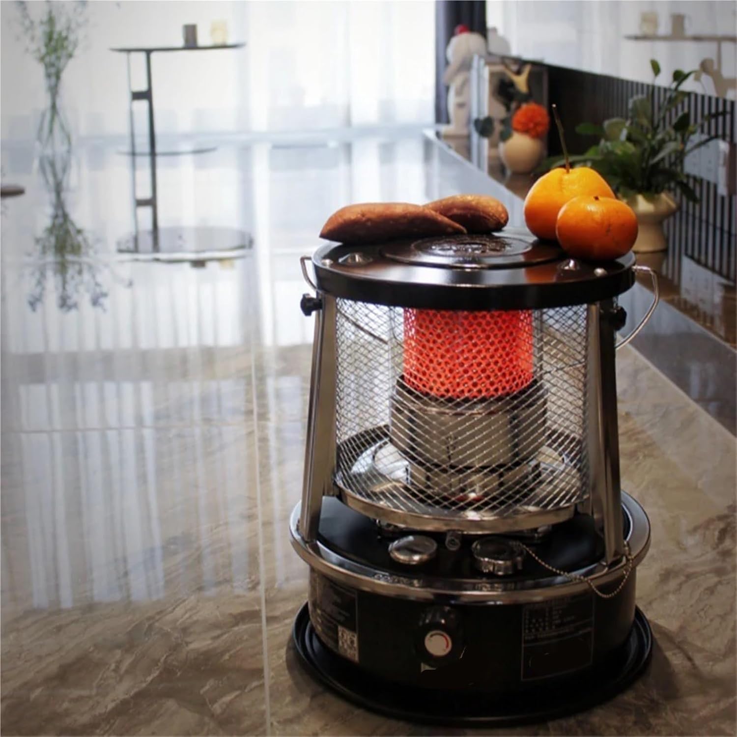 Kerosene Heater, Kerosene Stove Heater Outdoor Tent Multifunctional Hiking Heating Cooking,for Indoor Camping Garage(One set)