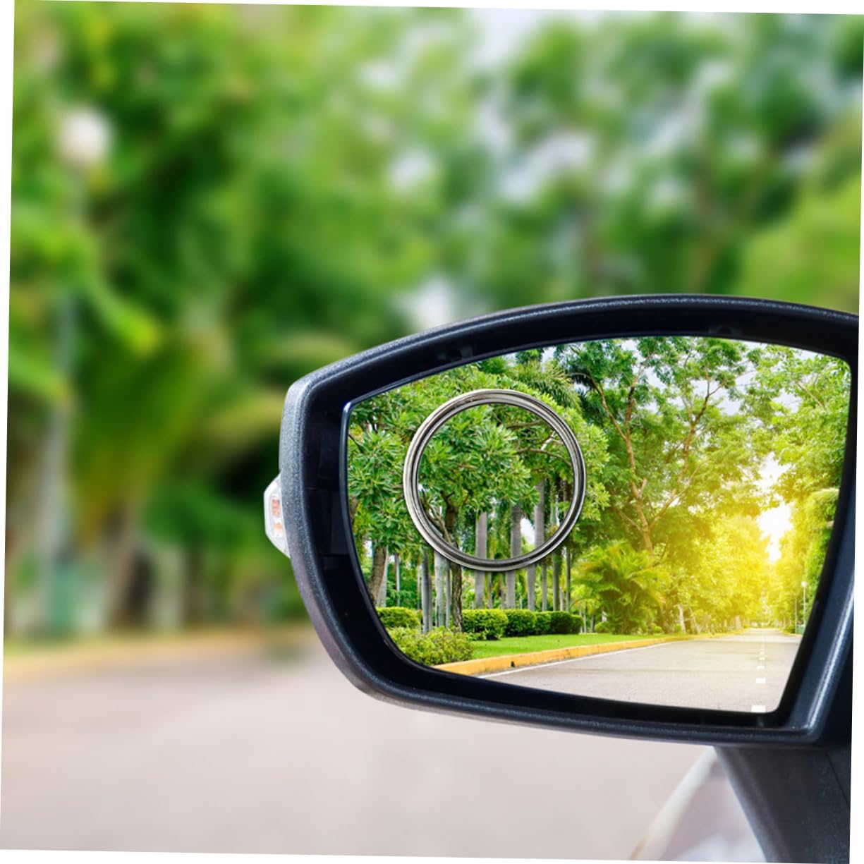 MAGICLULU 3Pairs Rotating Stick Mirrors Convex Rear View Car Mirrors for Enhanced Safety and Wider High Definition Compatible with All Vehicles