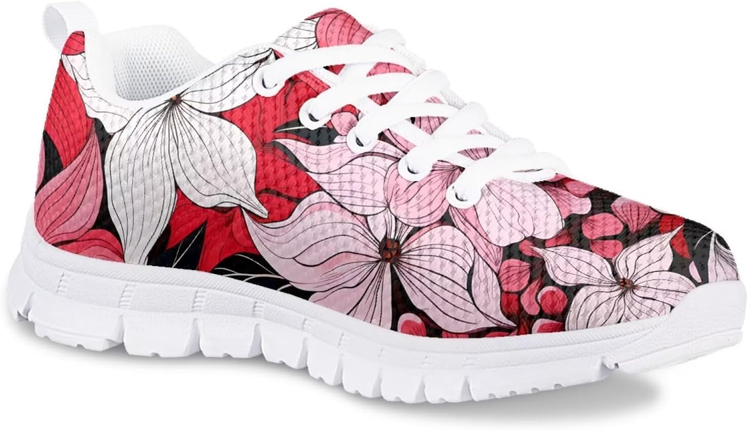 Mesh Cute Casual Running Shoes for Girls Soft Nonslip Novelty Athletic Sneakers Spring Summer Outfit Sneaker