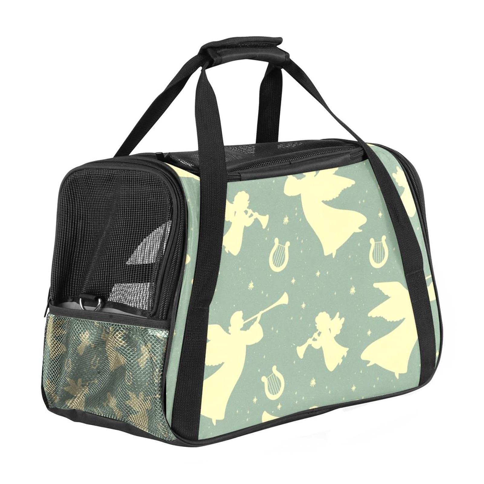 Sac de transport portable vintage pour animal domestique et chat