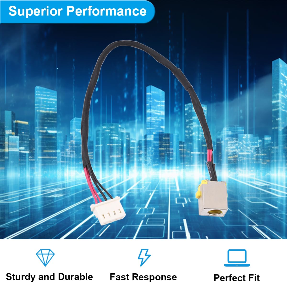 For Acer Aspire V5-591 V5-591G V5-594 V5-594G N16Q1 N16Q2 N16Q3 N16Q8 Laptop DC Power Connector Jack DC-IN Charging Flex Cable - Foto 6