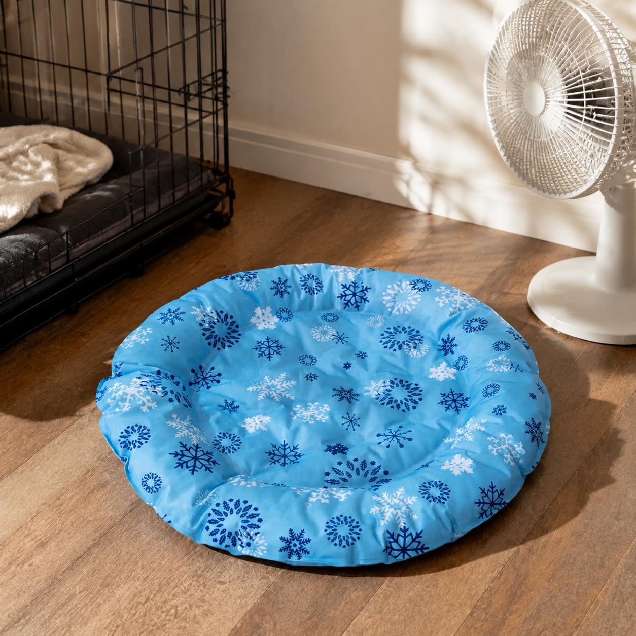 Tapis Rafraîchissant Gel, Diamètre 62cm | Rembourrage en coton perlé, Tapis Repos Froid, Pour les journées , Pour passionnés d'