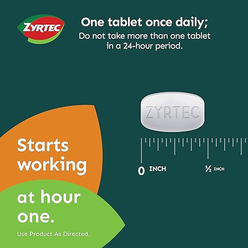 Miniatura 5 de Tabletas Zyrtec contra la alergia 24 horas cítricos 312547204361 Pastillas 30 1 1