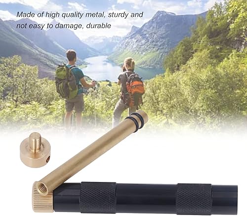 Miniatura 2 de Qiilu Pistón de fuego Kit de pistón de incendio de aleación de aluminio Pistón de fuego de latón Pistón de fuego de emergencia al aire libre Pistón