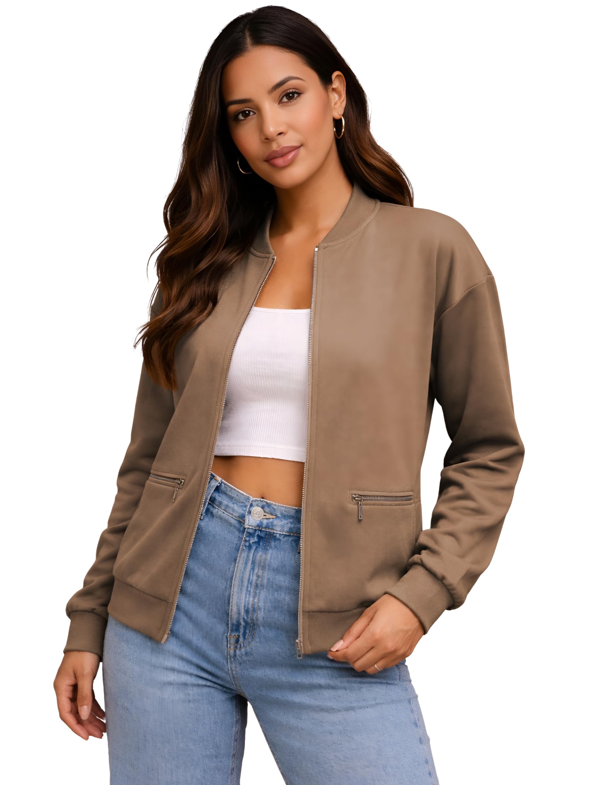 GRECIILOOKS Women Poly Lycra Blend Standard Length Oversized Jacket Korean Style Casual Outerwear | Streetwear Party Jacket with Trendy Loose Fit (Available in Plus Size)