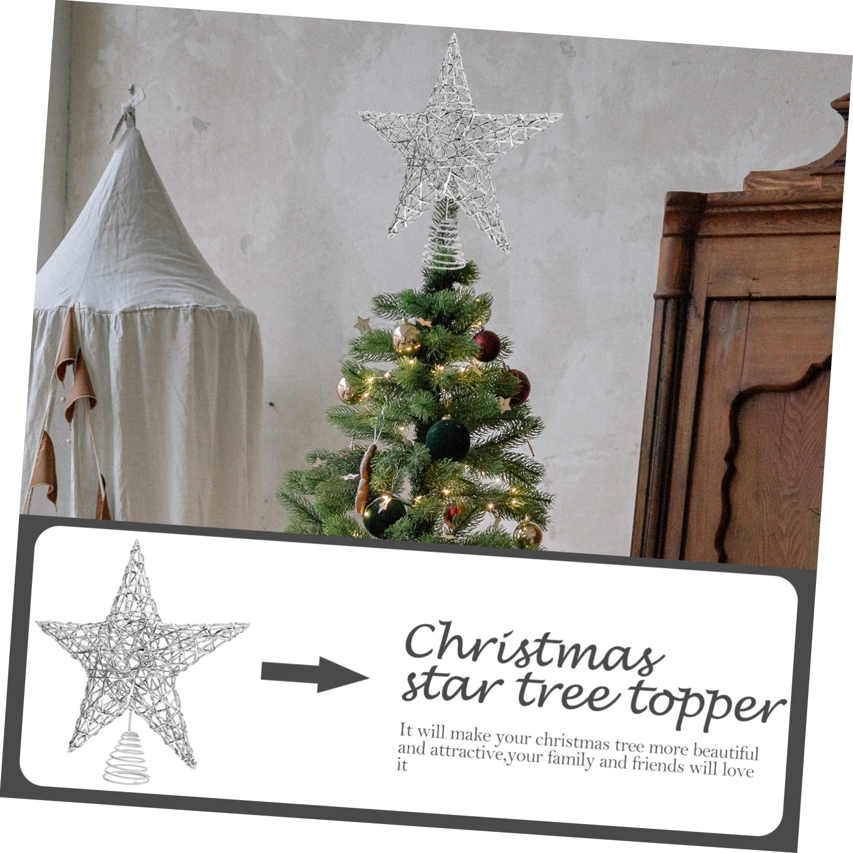 ⭐︎クリスマスツリー トッパー ペンダントスター オーナメント Amazon.co.jp: CATIEBYE クリスマスツリートッパー スター クリスマス
