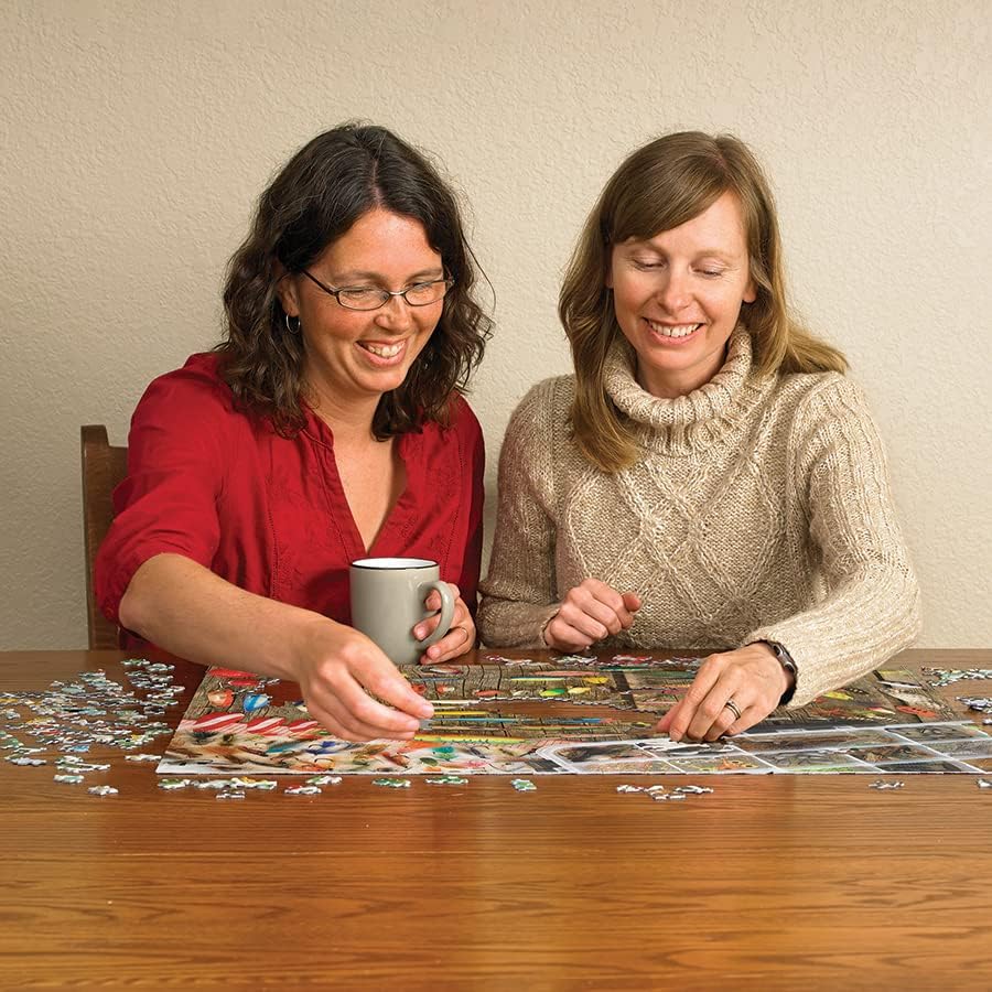 Cobble Hill 1000 Piece Puzzle - Fishing Lures - Sample Poster Included