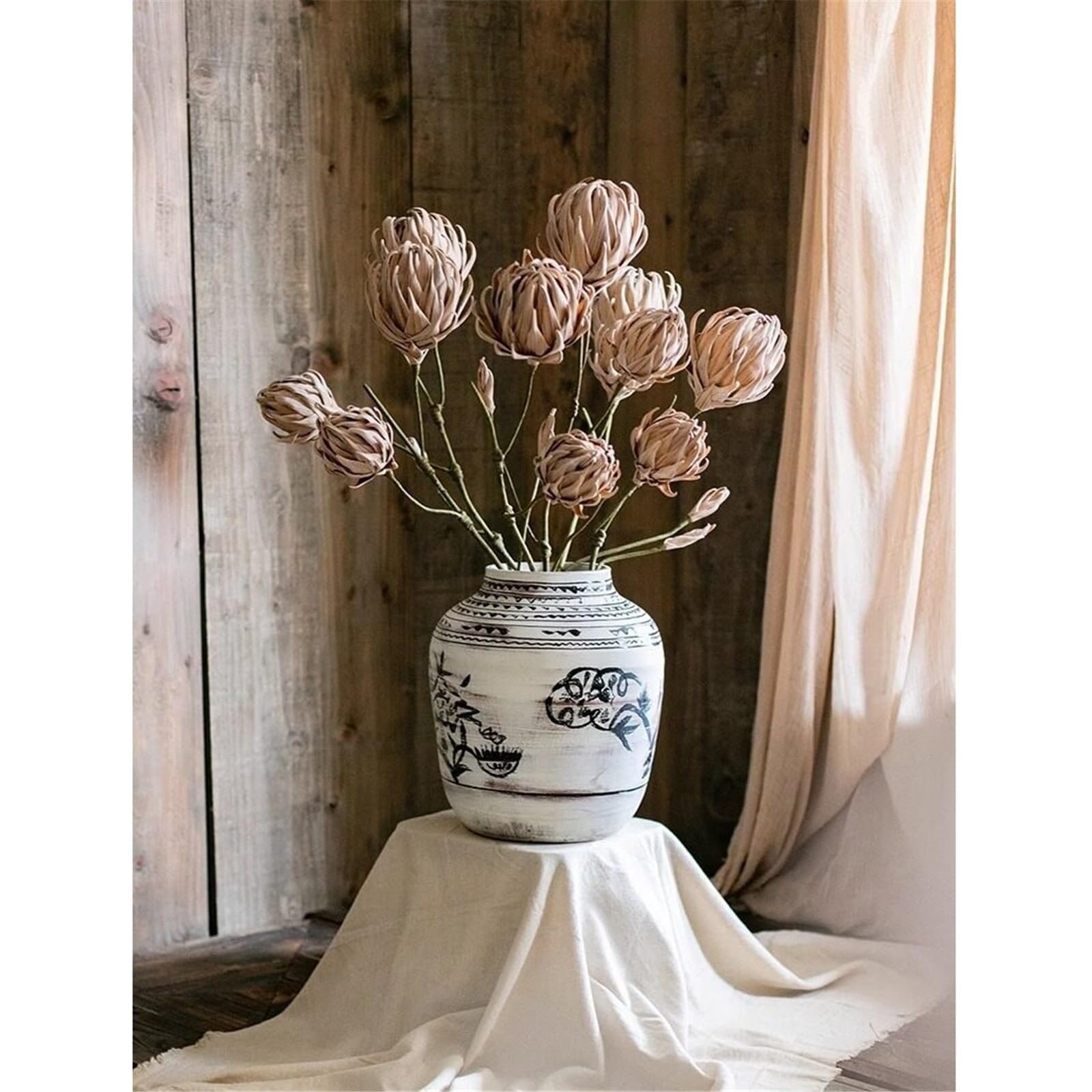 Wazon Ceramiczny wazon w stylu vintage na kwiaty i ekspozycję