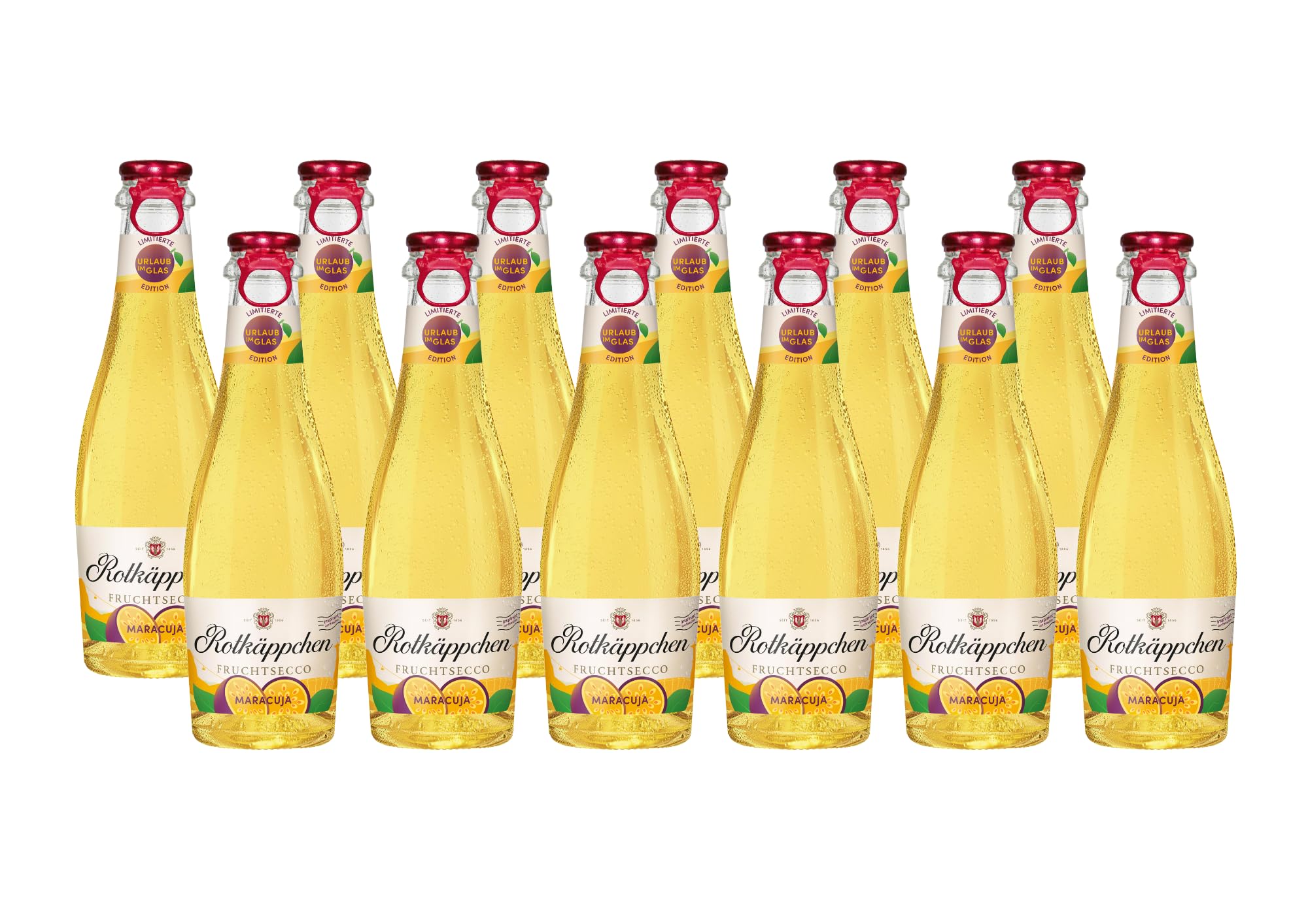 Rotkäppchen Fruchtsecco Maracuja (12 x 0,2l) – der exotisch-fruchtige Genuss in der praktischen Kleinflasche