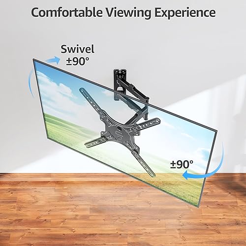 Miniatura 5 de MOUNTUP Soportes de pared para TV para la mayoría de televisores de 26 a 60 pulgadas, soporte de TV de movimiento completo con giro y extensión de
