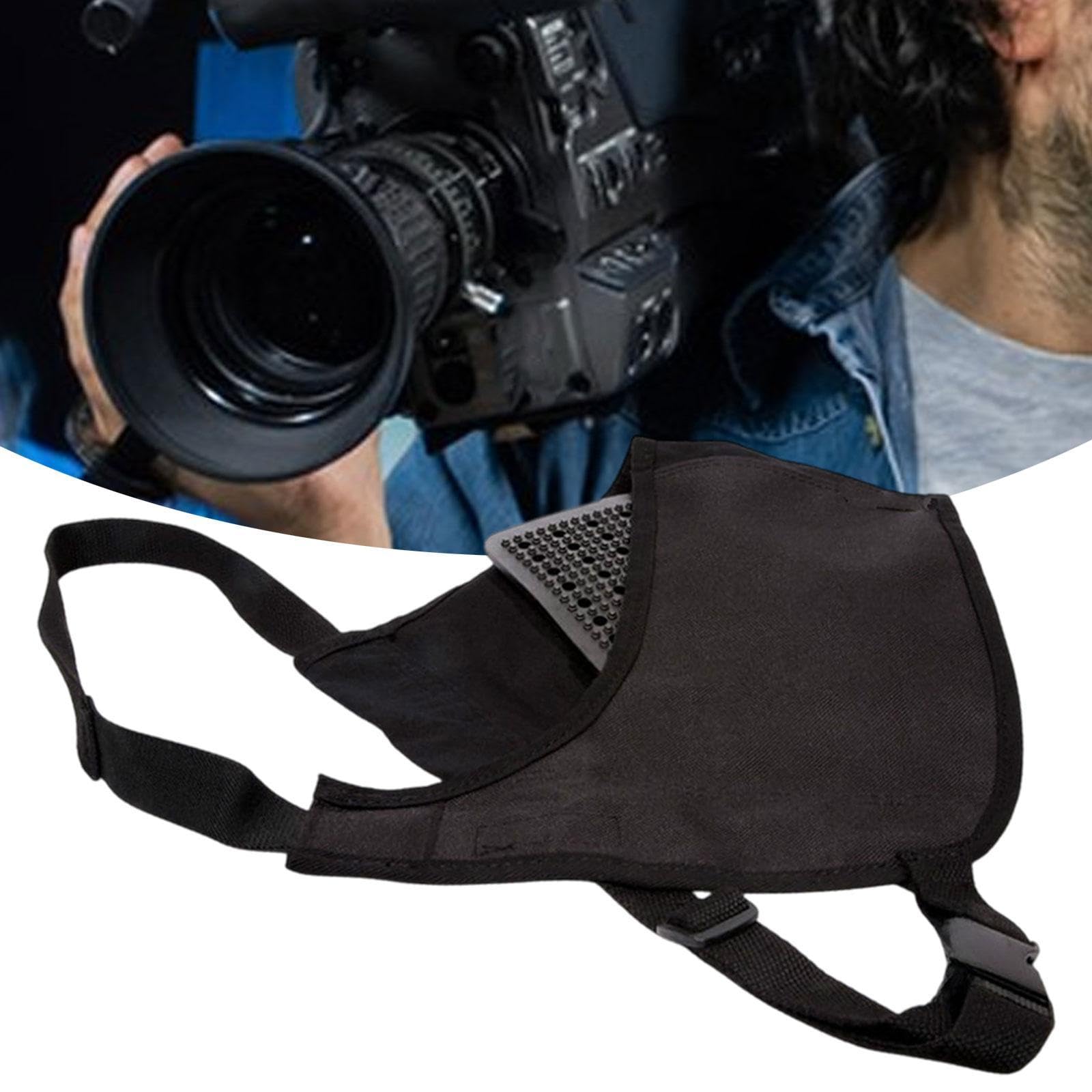 QSTDGVPW Shoulder Cushion Pad Guard Shockproof Breathable Mesh Shock Absorbing Adjustable for Outdoor Sports Range