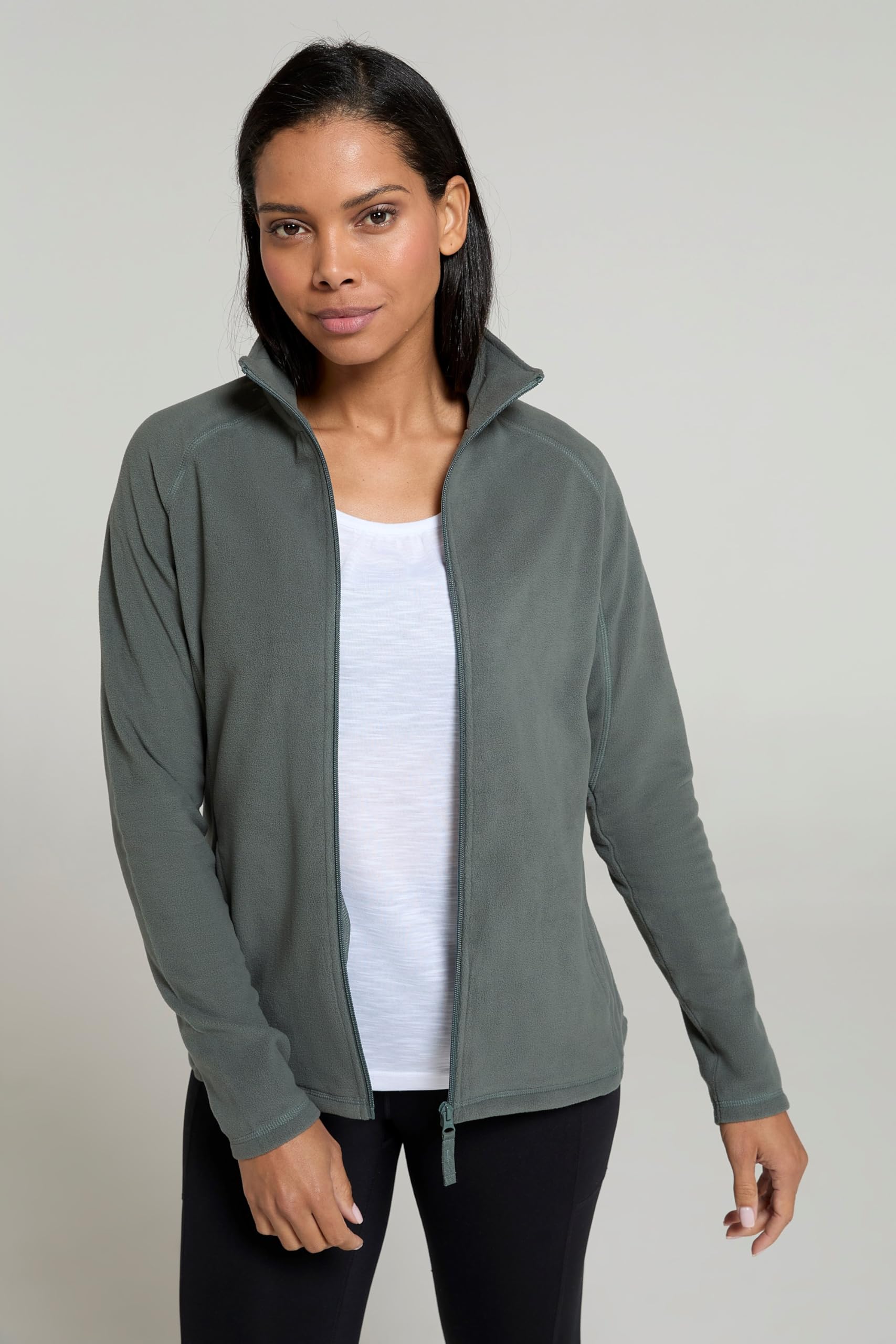 Mountain Warehouse Veste polaire Raso pour femme - Micro-polaire à fermeture éclair intégrale