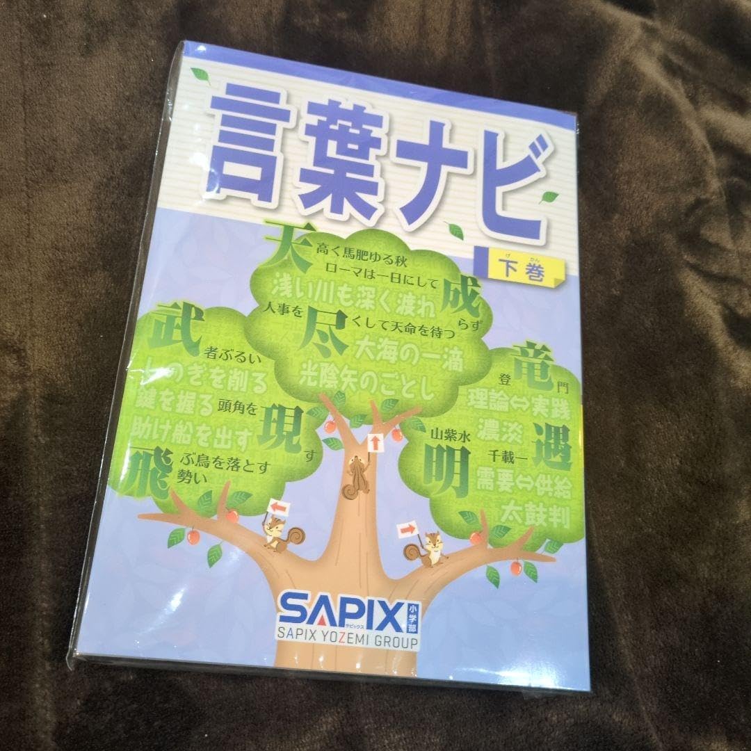 サピックス SAPIX言葉ナビ上下巻 新品未使用 【公式通販】