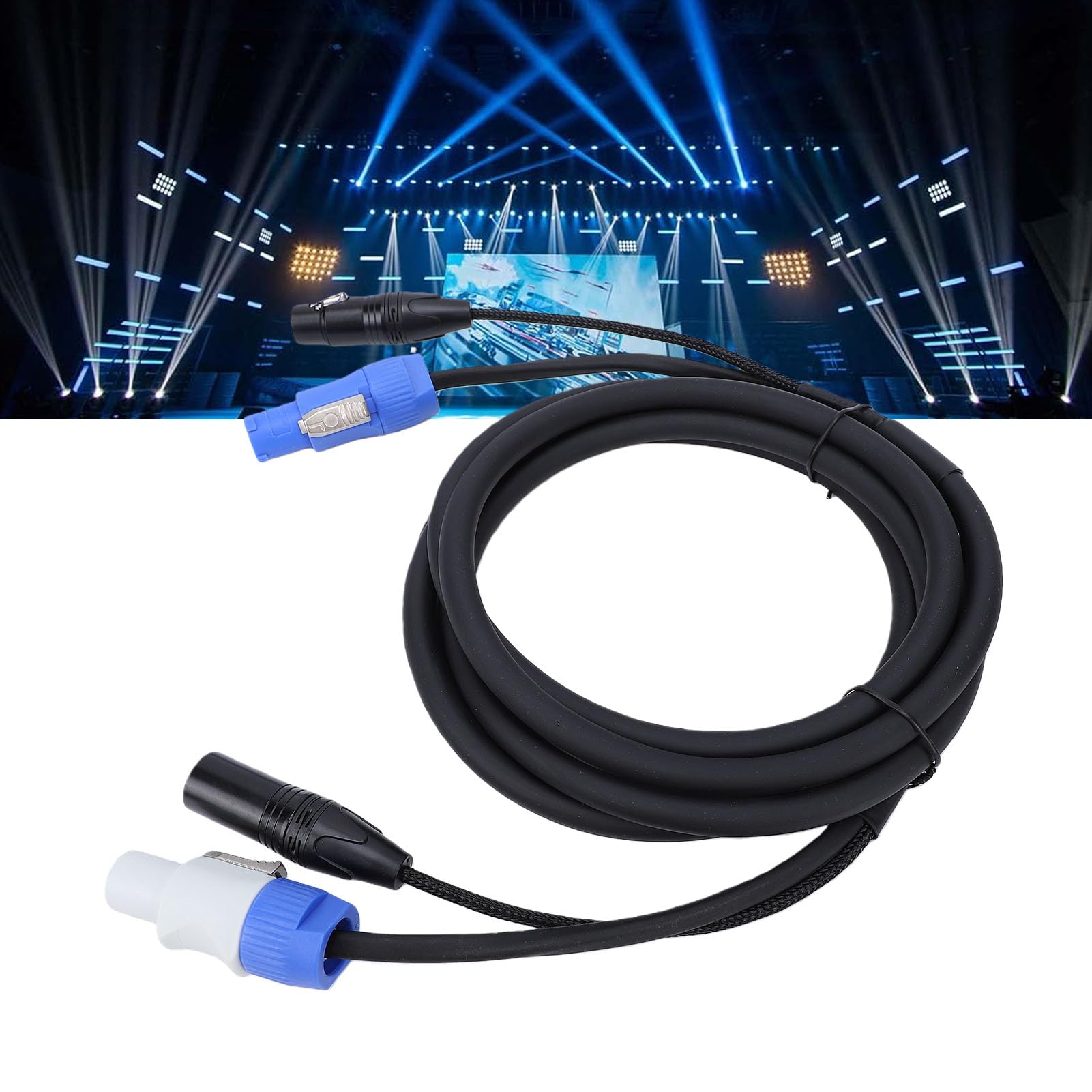 Cavo Combinato AC Power XLR Segnale, 23AWG OFC 10A 3x2.5mm² (#3)