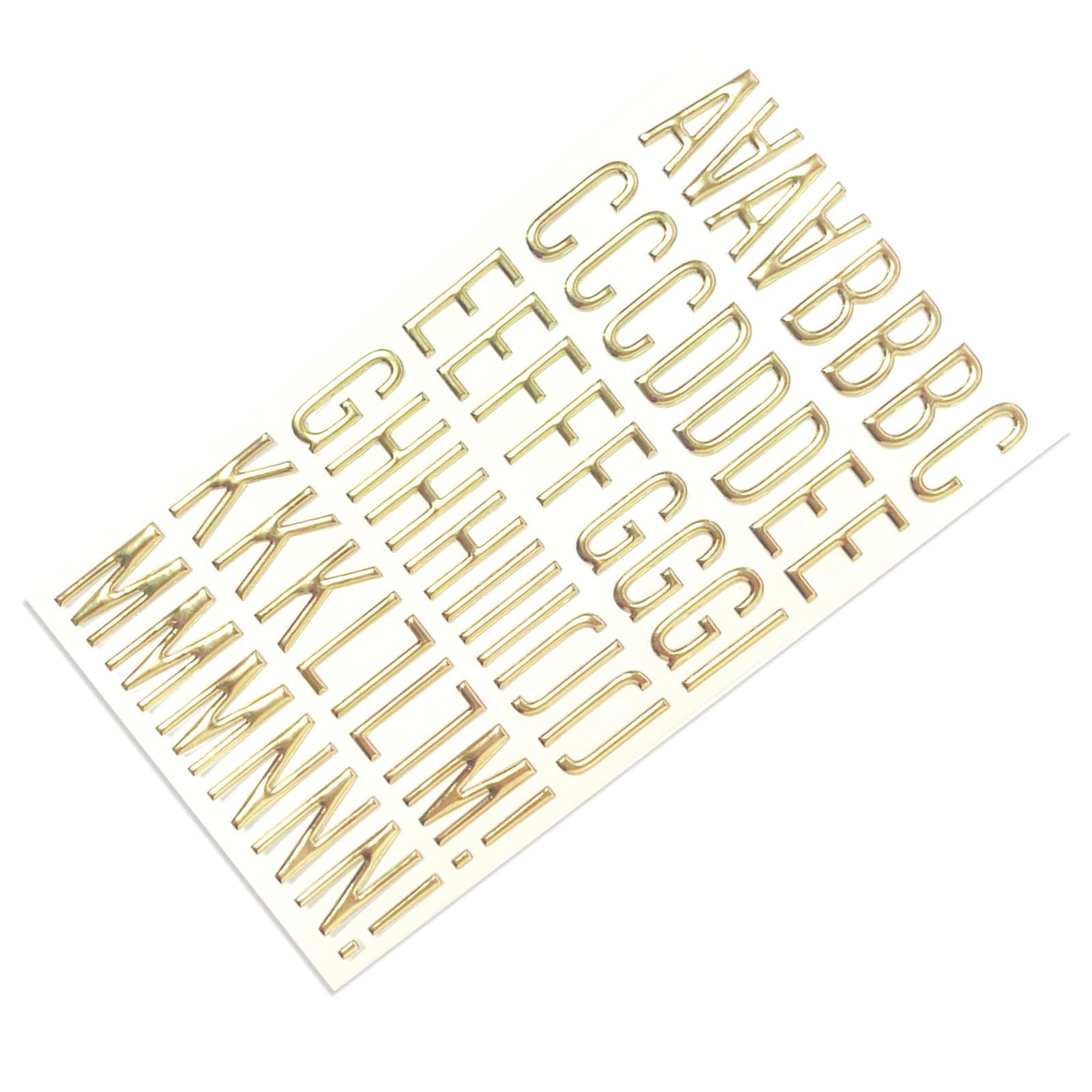 Psdndeww N 3D Gold Glitter Letter Umber Stickers Scrapbooking Journal Otebook Metallic Color Letter Sticker Sticker For Home Decoratio