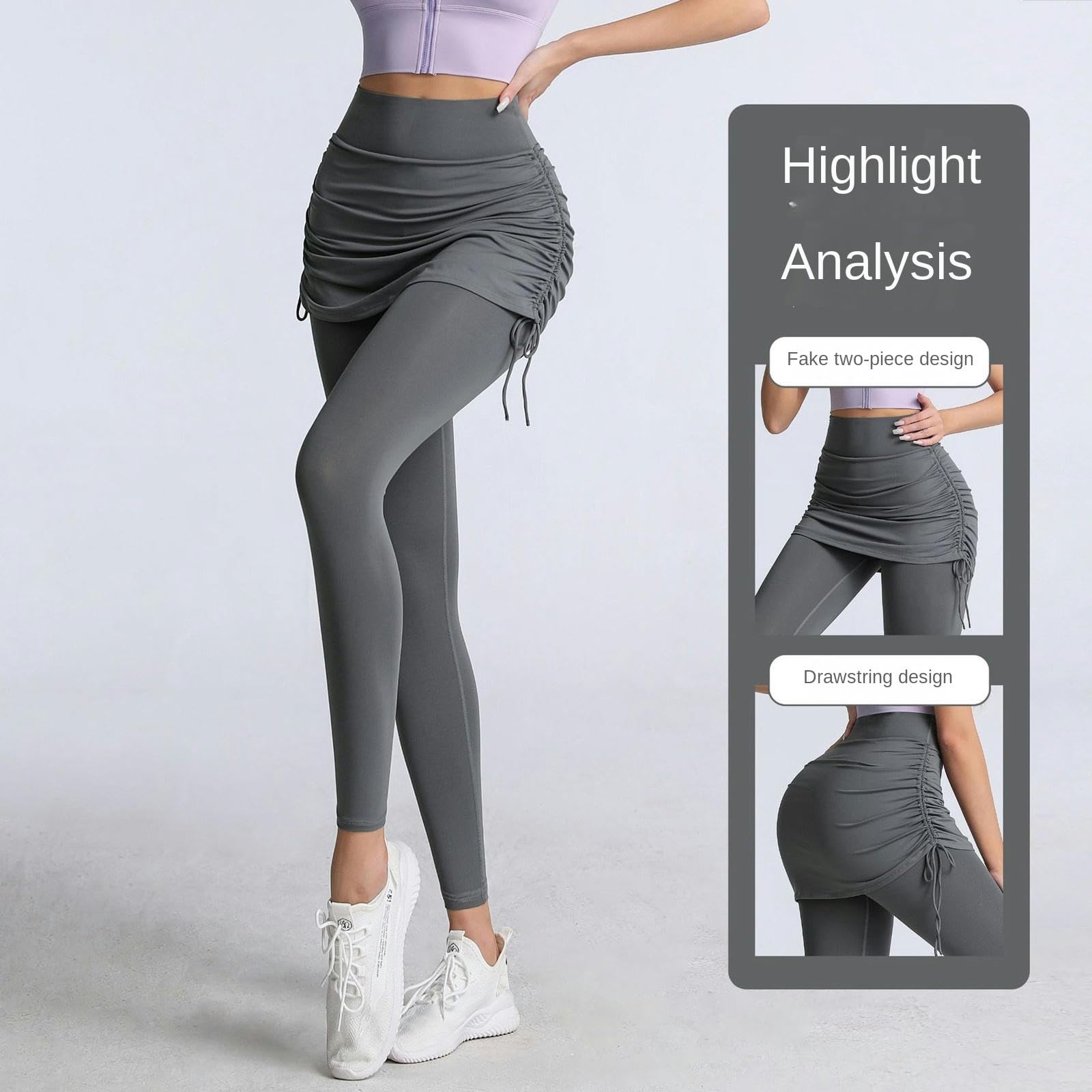 Legginsy damskie bezszwowe legginsy z wysokim stanem podnoszące pośladki fitness damskie legginsy spodnie do jogi dwuczęściowe spodnie sportowe dres gimnastyczny