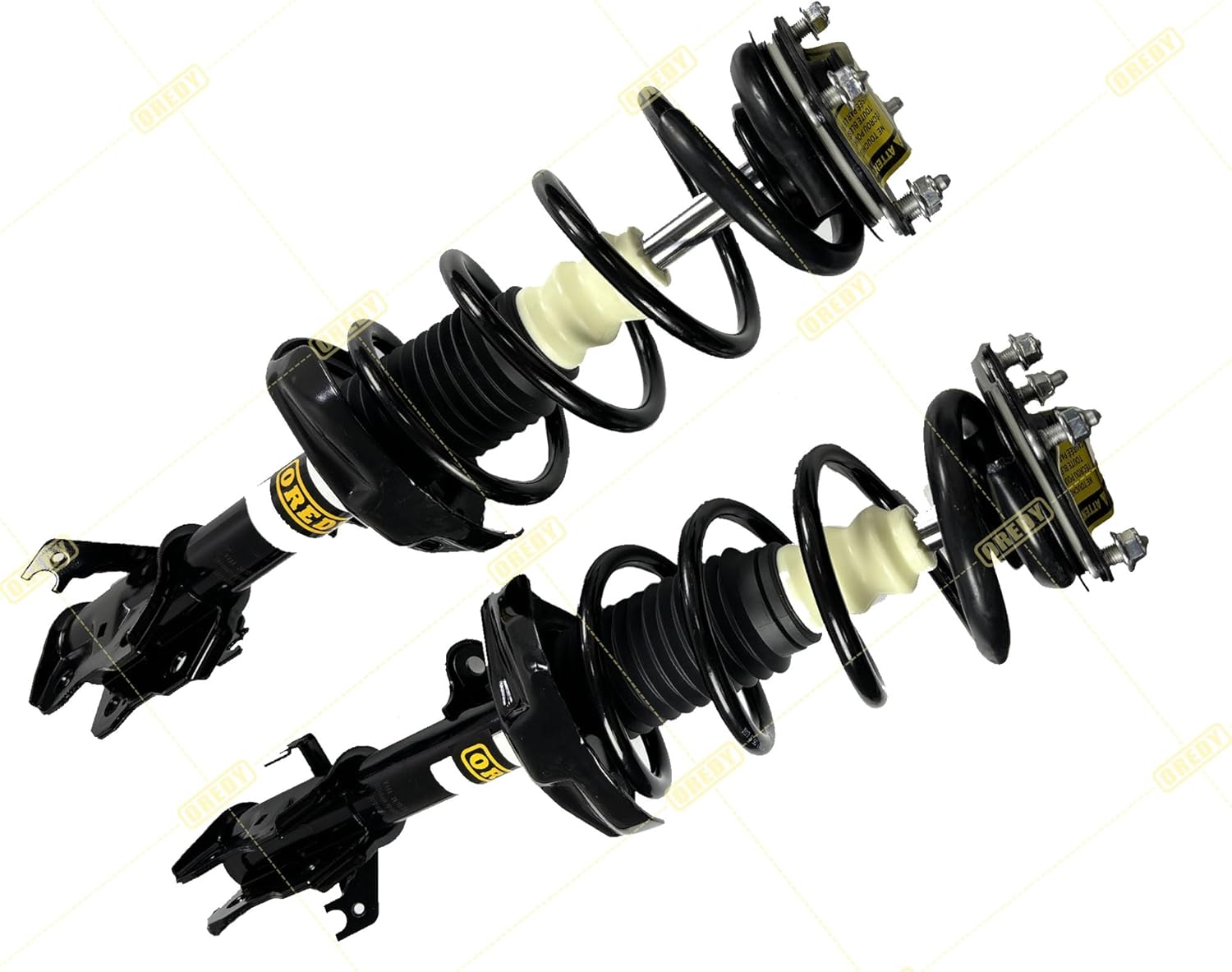 OREDY 272492 272491 Front Complete Struts w/Coil Springs for 07-14 Honda CR-V 2007 2008 2009 2010 2011 2012 2013 2014 Shock Absorbers Assembly - Set of 2