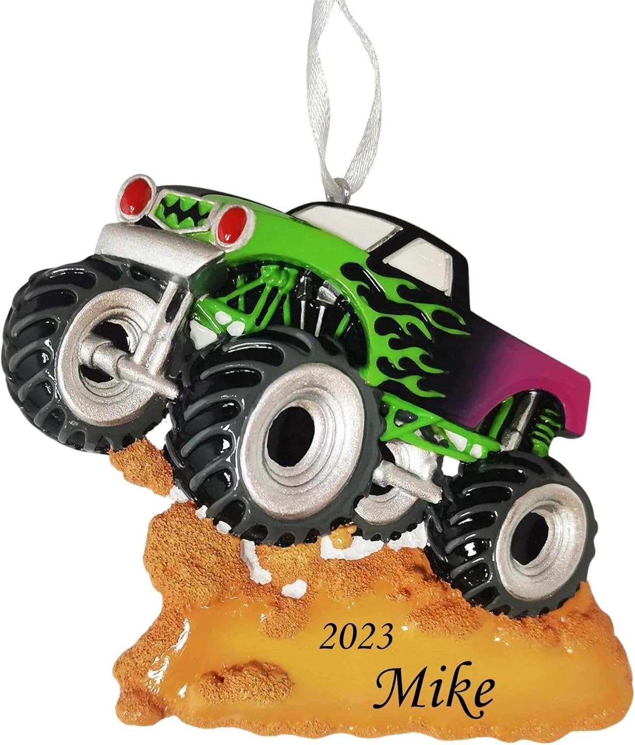 2022 Personalized Ornament Monster Truck Christmas Tree