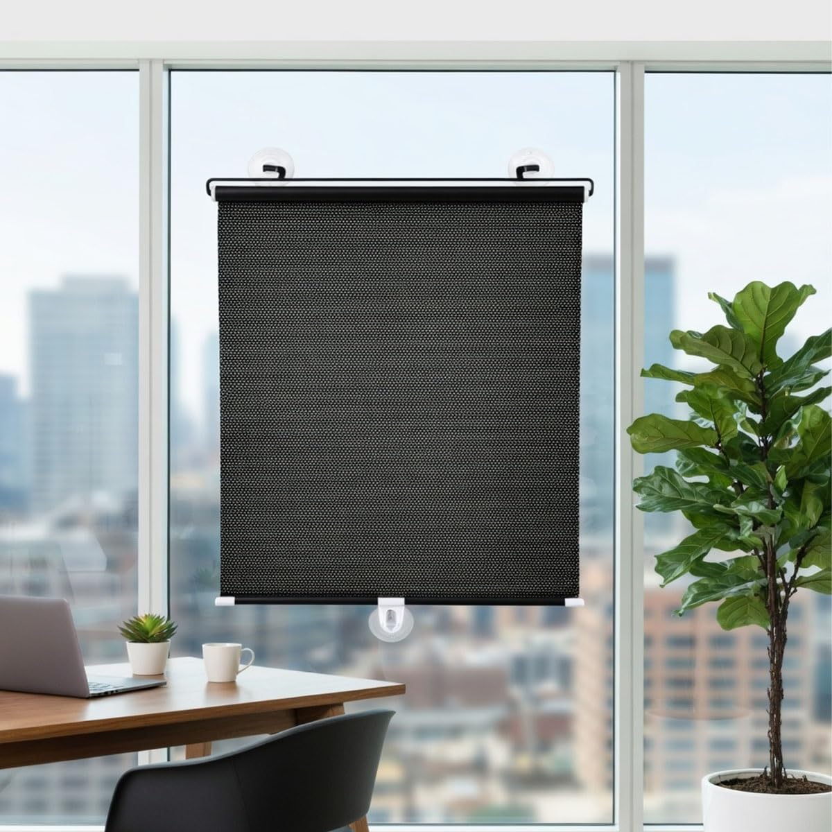 Tende Oscurante Con Ventose Tendina Oscuranti A Rullo Finestra Retrattili | Termiche Isolanti Portatile Protezione UV Protezione Solare Privacy Interni Auto Casa Ufficio Camera Da Letto Bagno