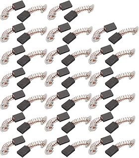 Aexit 20 Pairs Mounts & Accessories Electric Drill Motor Rotary Power Tool Carbon Brush 5 x 11 x Accessories 15mm Black