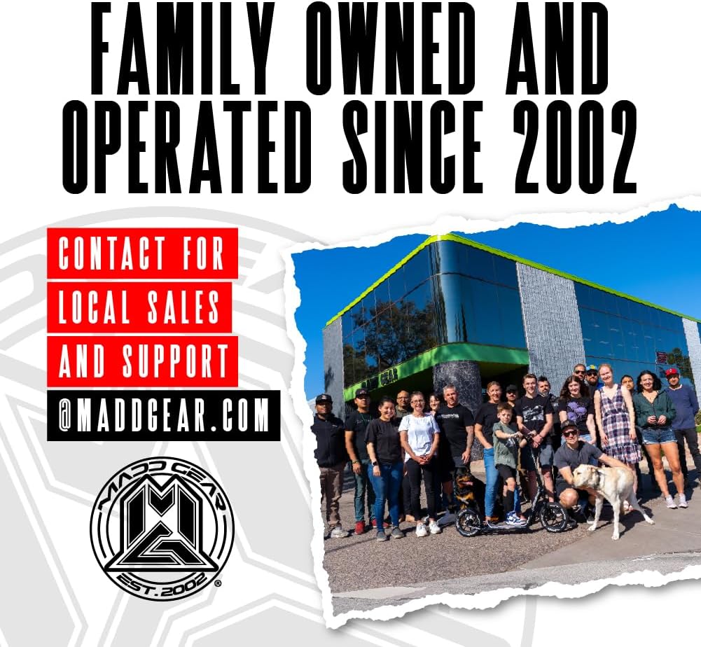 Madd Gear 99 Round Grind Rail for Scooters, Skateboards & Inline Skates – Adjustable Height