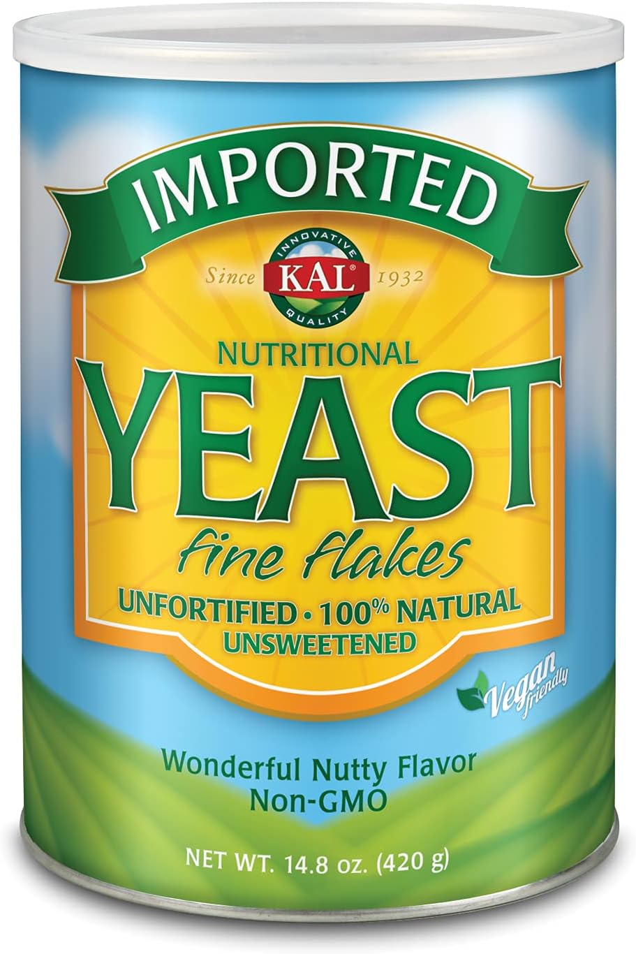 KAL Imported Yeast Flakes, 14.8 Ounce
