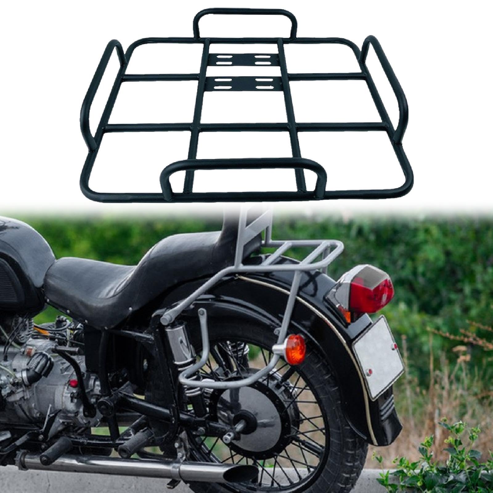 Portapacchi Posteriore Resistente, Ripiano per Borse Laterali, Accessori per Ciclismo, Grande capacità, Portapacchi, Bagagli, Trasportatore, 50 cm x 40 cm