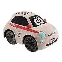 Chicco Fiat 500 Sport Macchina Telecomandata per Bambini, Auto Telecomandata con Volante
