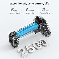 Vista 7 de Eyoyo Escáner de código de barras industrial QR 2D con soporte de carga inalámbrico, resistente e impermeable IP65 3 en 1 Bluetooth y lector