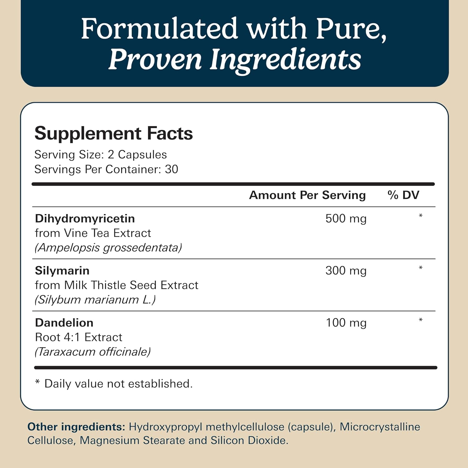 Santo Remedio Liver Health Supplement – Milk Thistle, Dandelion Root & DHM (Vine Tea) – Liver Support & Detox Cleanse – Metabolism & Liver Cell Support – 30 Servings