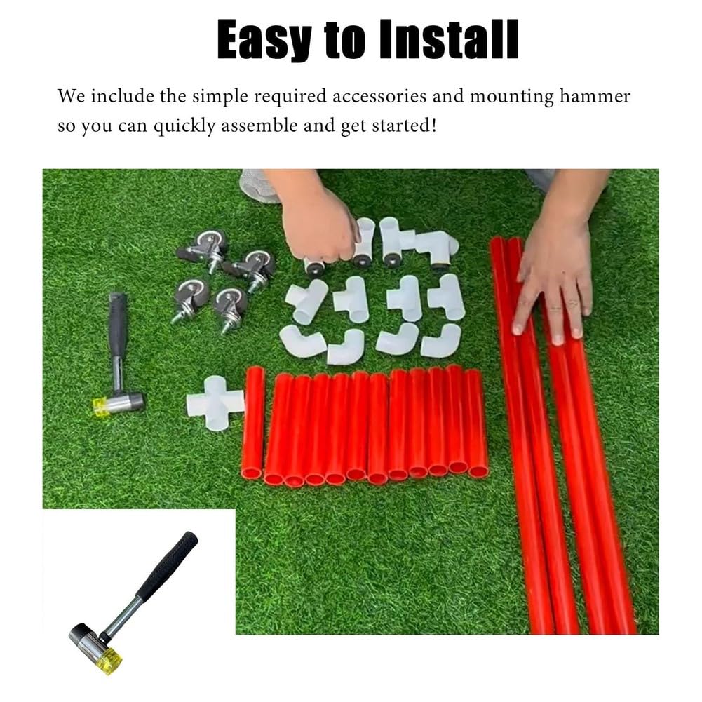 Support Mobile pour Cerceaux De Hula Hoop, Chariot De Rangement en PVC pour Cerceaux De Hula Hoop, Support De Rangement Portable pour Cerceaux De Fitness