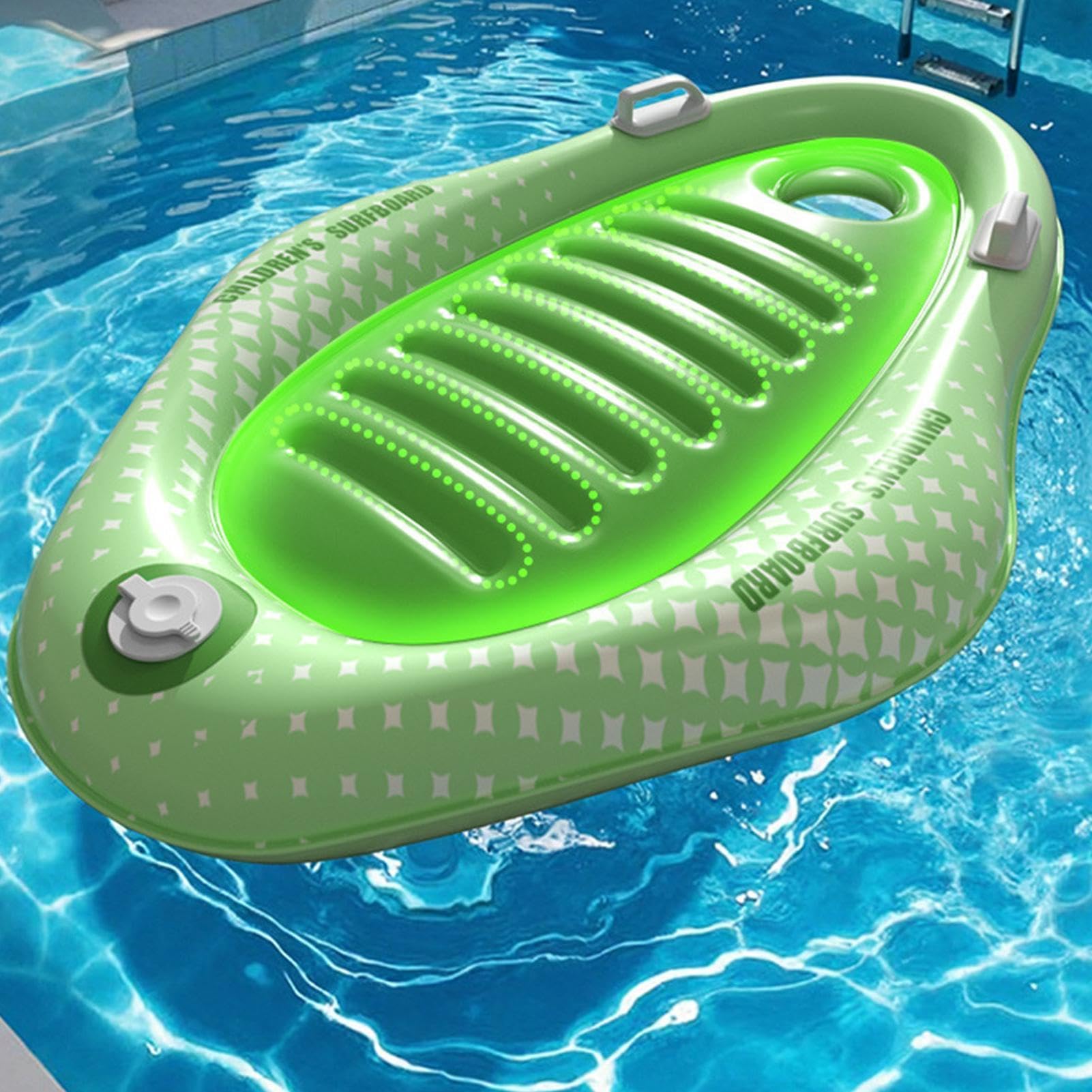 Planches de Bodyboard Gonflables Planche Gonflable Légère et Flottante avec | De Plage s Pour Piscine Lac Eau Vacances Été Temps Jeux Sports Loisirs