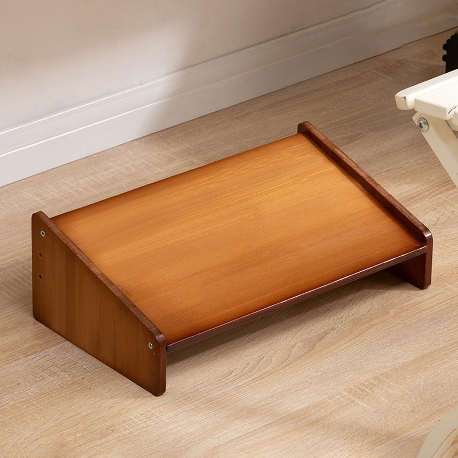 Sgabello Poggiapiedi in bamboo,Regolazione dell'altezza a 3 velocità,Poggiapiedi sotto scrivania ,Poggiapiedi per Ufficio scrivania,Poggiapiedi Ergonomico Da Scrivania,Per La Casa,l'Ufficio
