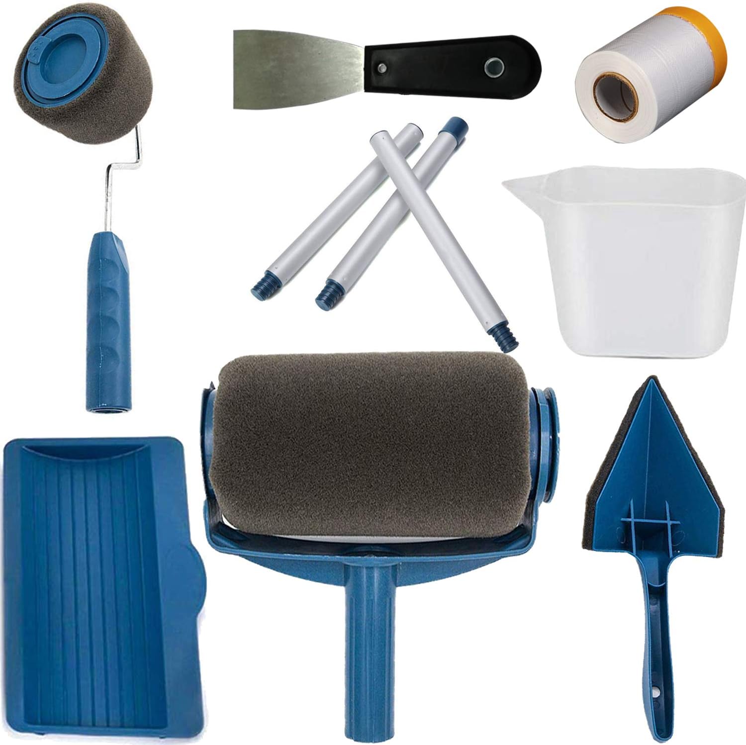 Paint Roller Kit,Paint Runner Pro Roller Brush Handle Tool,Simply Pour and Paint to Transform Any Room in Just Minutes